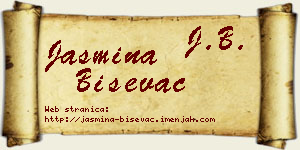 Jasmina Biševac vizit kartica